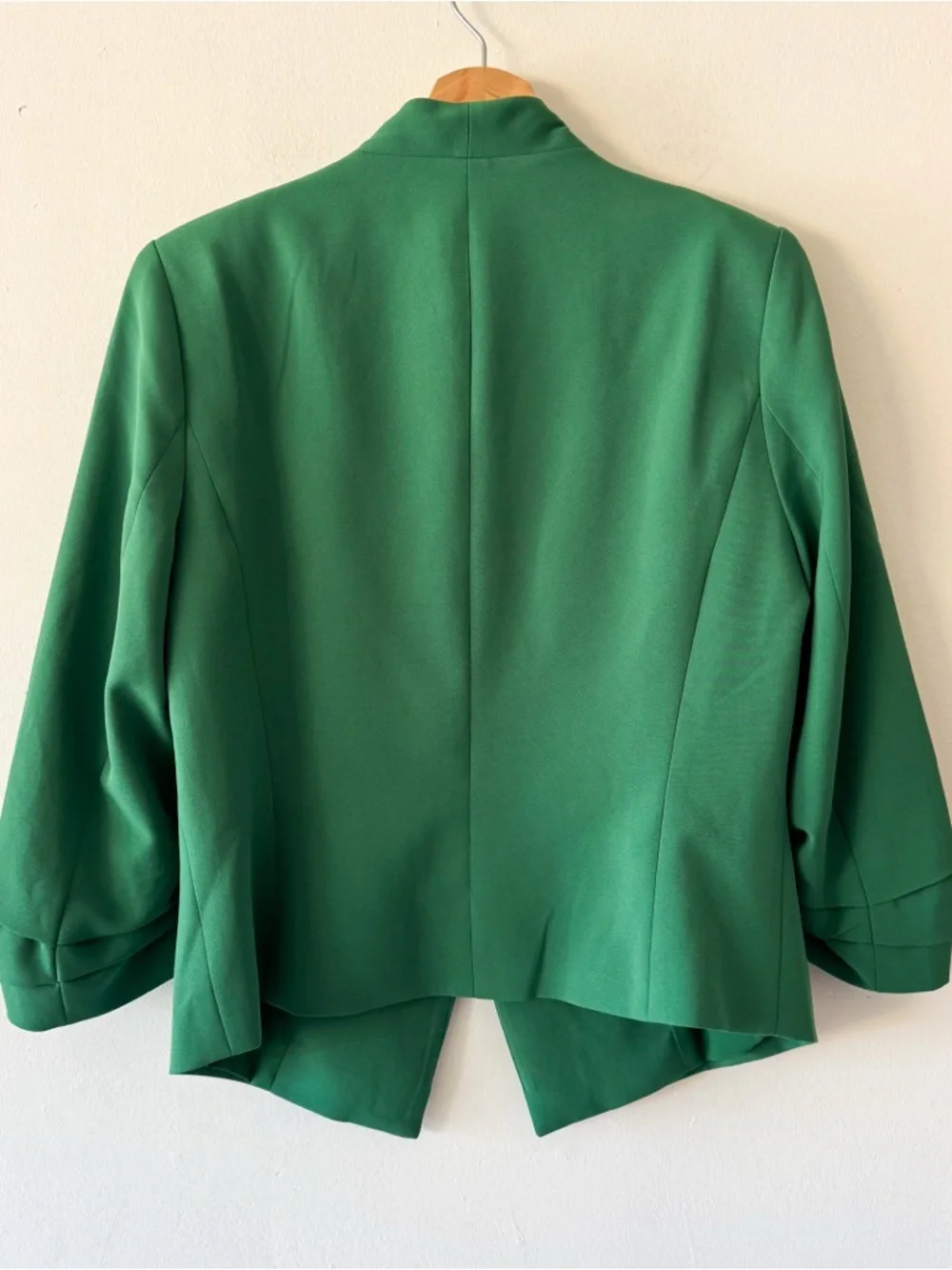 Rachel Zoe Green Open-Front Blazer Jacket Size M - Picture 2 of 7